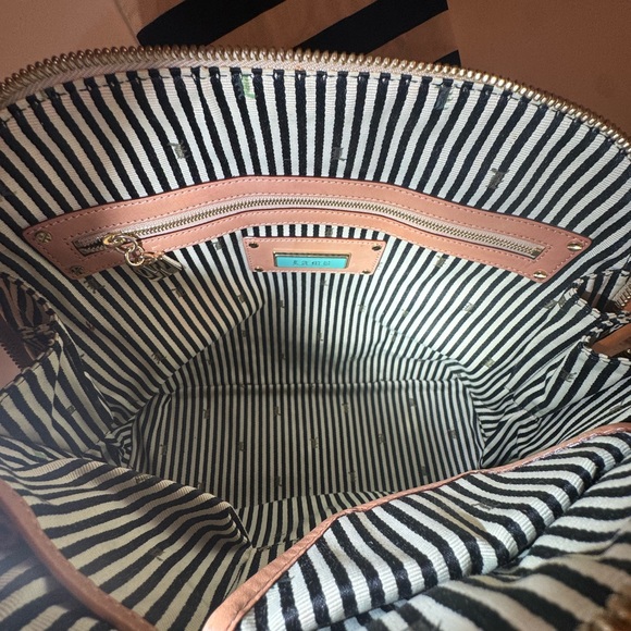 💛 Rare L.A.M.B Checkered Ombré Tote Handbag 🏁 - Picture 8 of 13